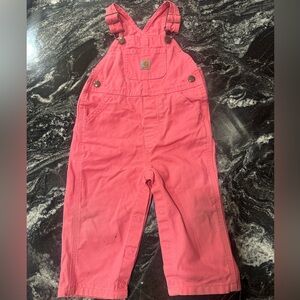 Carhartt 12 month Pink Overalls